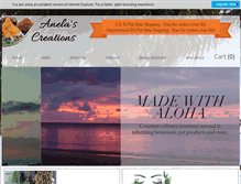 Tablet Screenshot of anelascreations.com